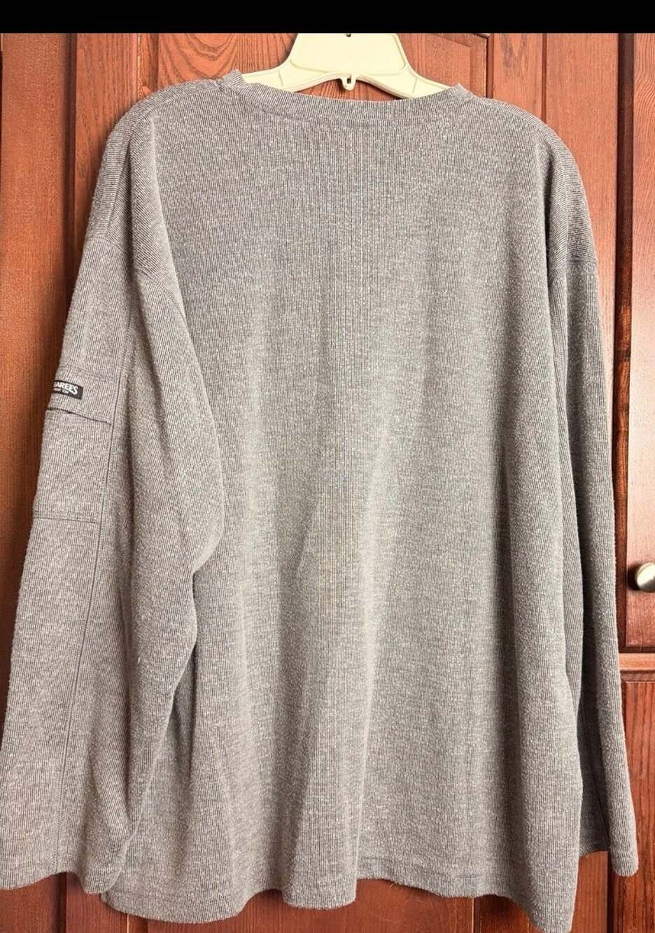 Lee Dungarees Long Sleeve Waffle Knit Thermal Size XL Gray